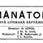 Despre revista Samanatorul - 1901